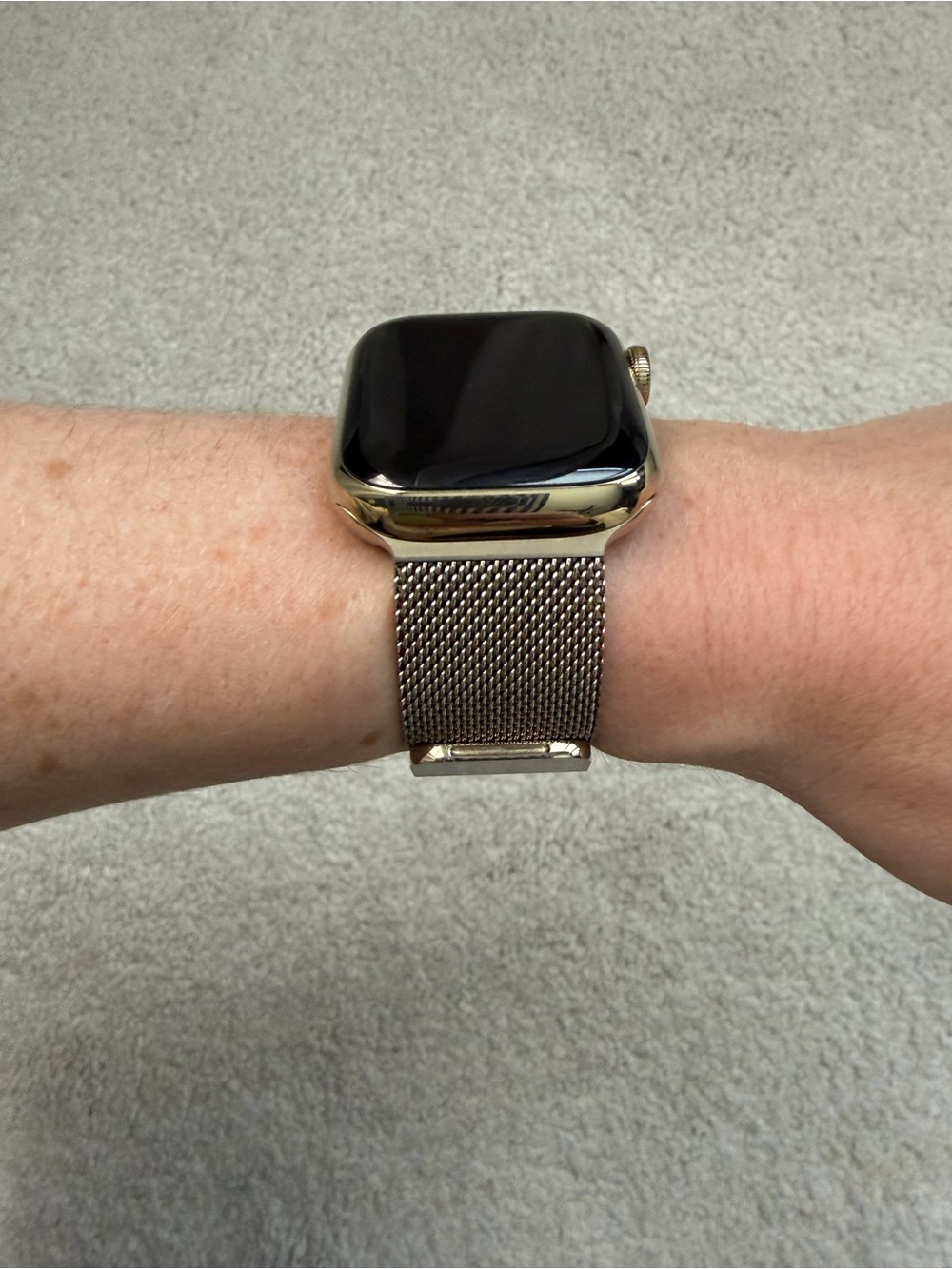 Gold Milanese Loop Band 41mm